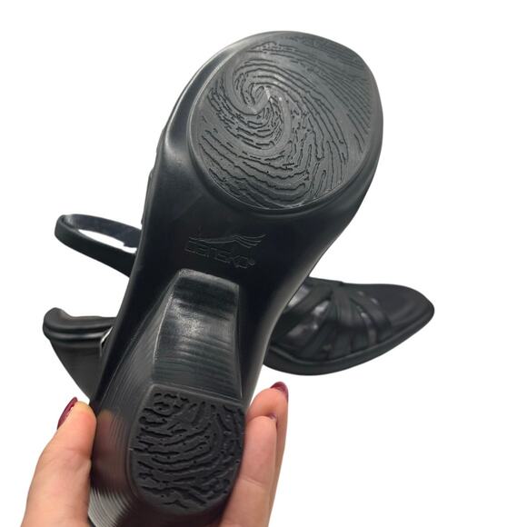 Dansko Strappy Leather Sandal Heels 40 - Picture 4 of 8